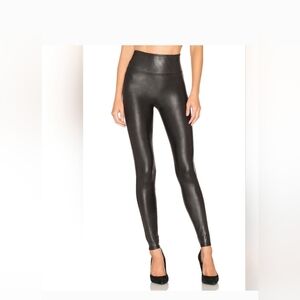 Spanx Faux Leather Leggings Black M